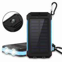 Load image into Gallery viewer, Waterproof Solar Power Bank Dual USB