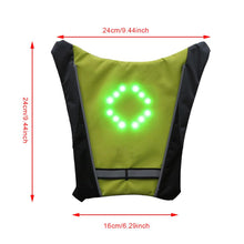 Load image into Gallery viewer, LED cycling vest