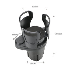 Load image into Gallery viewer, Adjustable Auto Dual Cup Holder