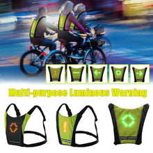 Load image into Gallery viewer, LED cycling vest