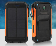 Load image into Gallery viewer, Waterproof Solar Power Bank Dual USB