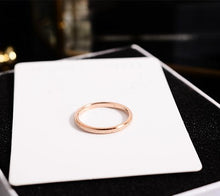 Load image into Gallery viewer, Rose Gold Color Frosted Ring for Woman  or  Man
