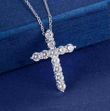 Load image into Gallery viewer, Cross Necklace  CZ crystal
