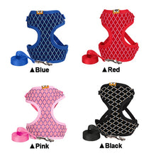 Load image into Gallery viewer, Rhinestone Mesh Cat Harness And Leash Set
