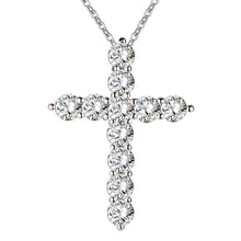 Load image into Gallery viewer, Cross Necklace  CZ crystal
