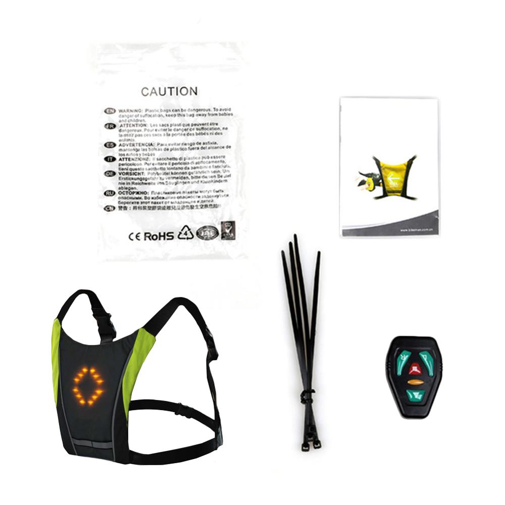 LED cycling vest